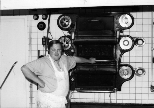 Gilbert Van Miegroet aan de oven
